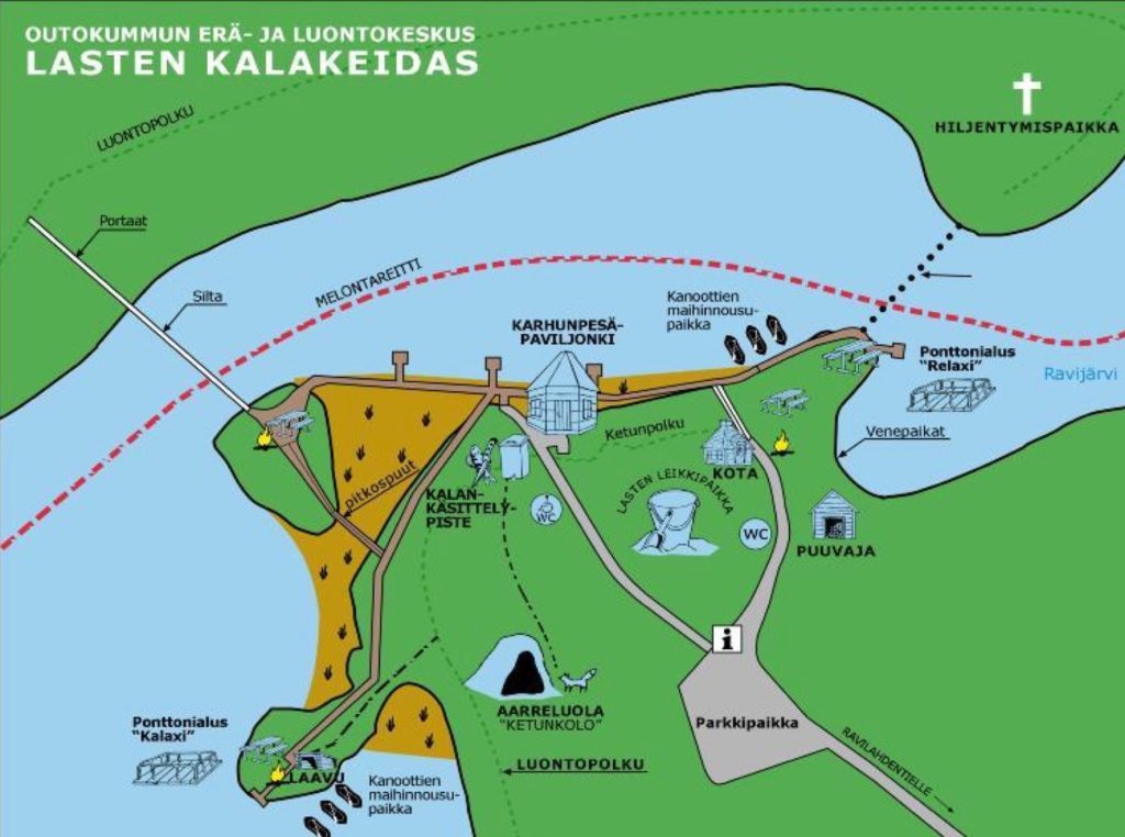 Lasten kalakeidas kartta outokumpu Lasten kalakeidas kartta, outokumpu