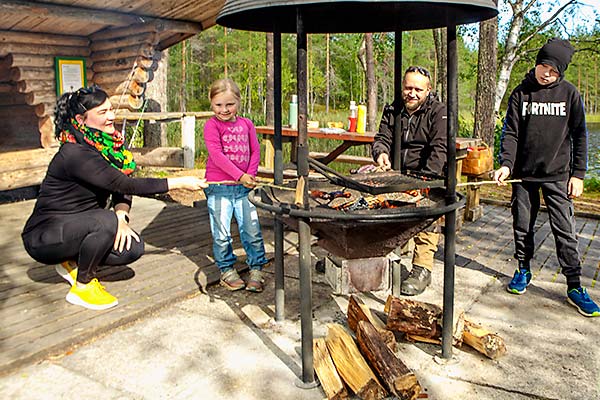 erä- ja luontokeskus lasten kalapaikka outokumpu