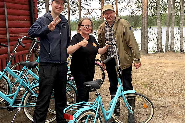 Pyöräily outokummussa